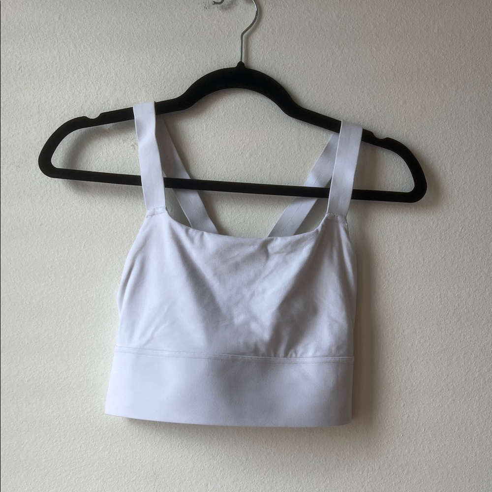 Athleta Soft Gray Activewear Top/Bra